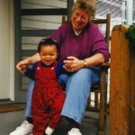 Peg w Jasmine 14 half months 1998